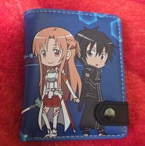 New Sword Art Online Sao Anime Manga Leather Wallet